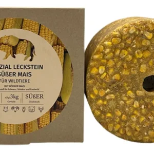 Heißes Angebot Wildlutscher Spezial Leckstein 3 kg Süßer Mais